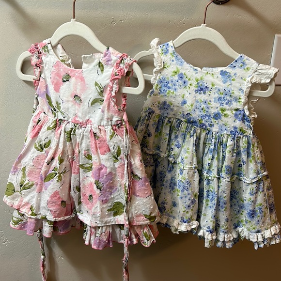 Laura Ashley Other - 2 Laura Ashley London floral dresses 12 month